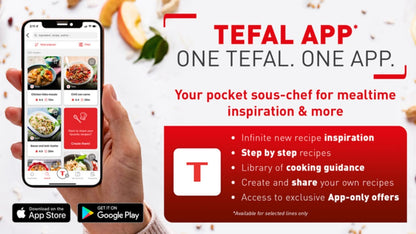 Tefal Turbo Cuisine Electric Pressure Cooker – 10-in-1 Multi-Cooker, 4.8L Capacity, 1000W Power